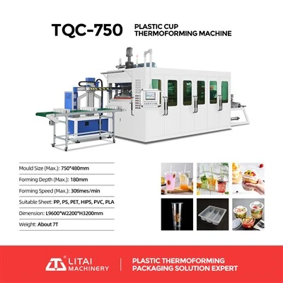 Magni Awtomatiċi li Tagħmel Tazza tal-plastik