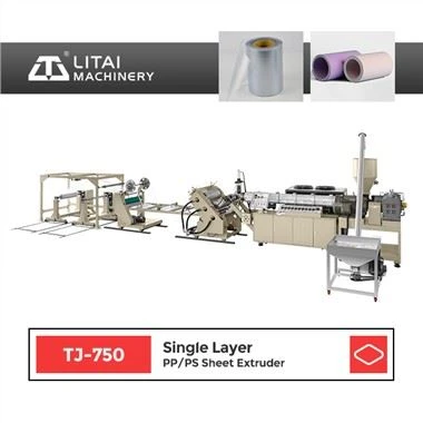 Kwalità Għolja Double -Saff PP/PS Sheet Extrusion Line Auto Plastic Extruders